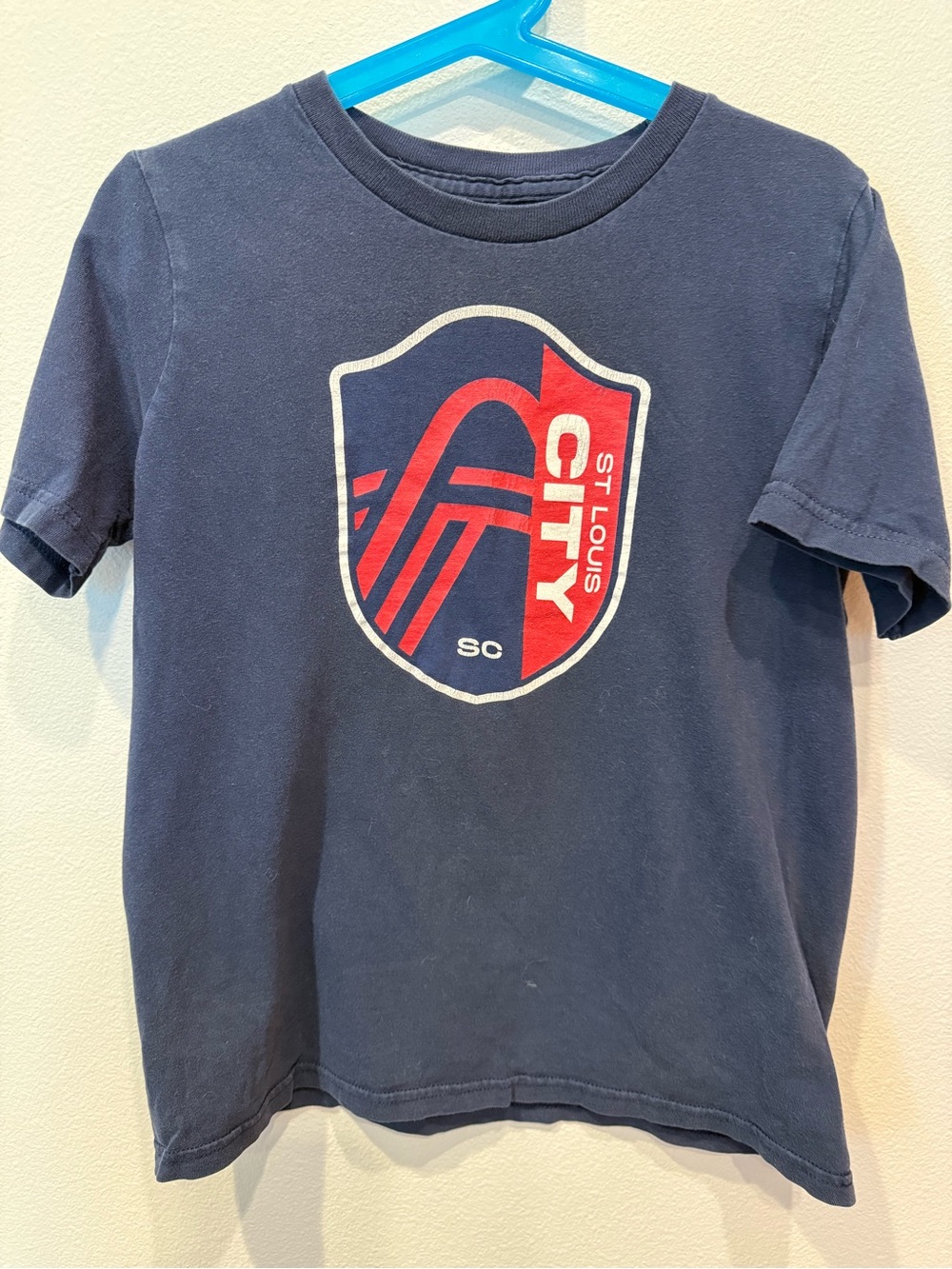 St. Louis City SC Kids Navy & Red Graphic Tee